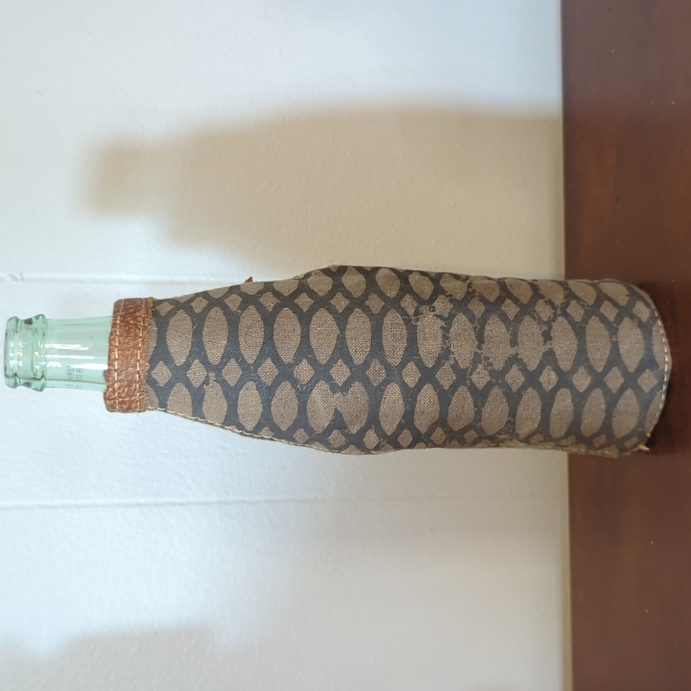 Myra Canvas & Leather Bottle Koozie